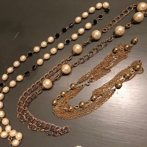 Vintage long necklaces